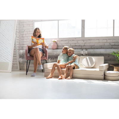 Modulare Kindersofa und Großbausteine-Set 2-in-1 Modulare Kindersofa und Großbausteine-Set 2-in-1